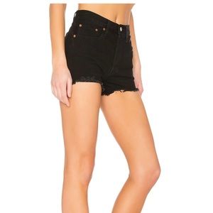 Levi’s 501 High Rise Shorts in Darkest Hour